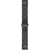 CaseOnline H-Link Titaani kellon ranneke Garmin Fenix 5 Plus - Musta