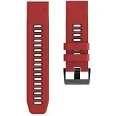 CaseOnline Twin kellon ranneke Garmin Fenix 8 (43mm) - Punamusta