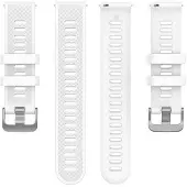 CaseOnline RIB kellon ranneke Samsung Galaxy Watch Active - Valkoinen