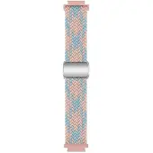 CaseOnline Punottu magneettinen ranneke Garmin VivoActive 4S - Blue Pink