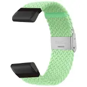 CaseOnline Punottu Kellon ranneke Garmin Enduro 3 - Pistasch