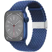 CaseOnline Punottu kellon renneke Apple Watch 9 (41mm) - Blue