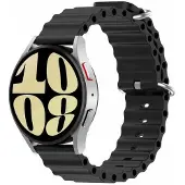 CaseOnline Ocean kellon ranneke Samsung Galaxy Watch 6 (44mm) Musta