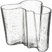 Iittala Aalto Vase 120Mm Bubble Glass Clear - Nude - 120 MM