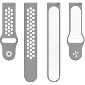 CaseOnline EBN Sport Kellon ranneke Suunto Ocean - Harmaa/valkoinen