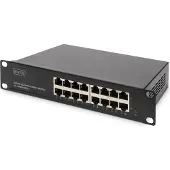 Digitus GIGABIT ETHERNET SWITCH 16-PORT, 10 INCH, UNMANAGED (DN-80115)