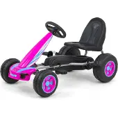 Milly Mally Polkuauto Go-kart Viper, Vaaleanpunainen