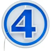 Paladone Fantastic 4 Logo Neon-led-seinävalaisin