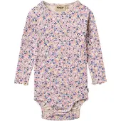 Wheat Body p/h - Joustinneule - Rie - Vaaleanpunainen Blue Kukat - - 56 - Bodyt P/H