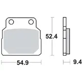 TRW jarrupalat allround eteen honda cb 450 n 1986– (mcb570)