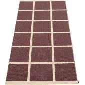 Pappelina , Kudottu Matto Criss Burgundy 70x150 cm