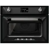 Smeg SO4902M1N Yhdistelmämikroaaltouuni 40 litraa, musta