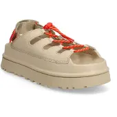 Ugg for woman. 1179370 GoldenGlow Toggle Brown Sandals (36), 3 to 5 cm, Laces, Casual, Sustainable, Recycled polyester
