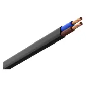 Amokabel MSO-kaapeli H03VVH2-F 2x0,75 mm² 10 m