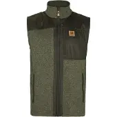 Härkila Men's Kalix Fleece Waistcoat Willow Green/Shadow Brown XL