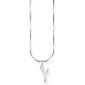 Thomas Sabo hopeakirjainkaulakoru Y KE2264-051-14