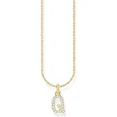 Thomas Sabo 18-karaatin kullattu kirjainkaulakoru Q KE2256-414-14