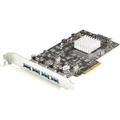 StarTech.com 4-port usb 3.2 gen 2 pcie card - usb-a superspeed 10gbit/s pci express 3.0 x2 host controller card - usb type-a