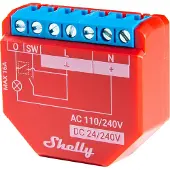 Shelly Plus 1PM -relekytkin WiFi-verkkoon