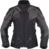 Modeka Panamericana II Lady tekstiilitakki Musta/Harmaa Naiset, size 40