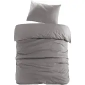 Kayoom vuodevaatesetti Carla 125-NL, 240x240, 3-osainen, antrasiitinharmaa