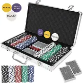 Malatec Pokerisetti Laukulla-300 Merkkiä-Pokeri-Texas Strong Pokerisetti