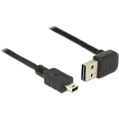 DeLOCK – Cable EASY-USB 2.0 Type-A male angled up / down > USB 2.0 Type Mini-B male 3 m (83545)