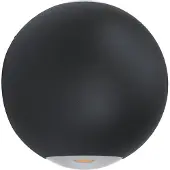 Eglo ABEGO-ULKOSEINÄ 2X3.5W 2X240LM IP54 MUSTA