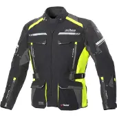 Büse Highland II Tekstiilitakki Musta/Neonkeltainen Miehet, size 30