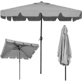 Springos Puutarhasateenvarjo GU0038 200 X 130 cm