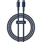 Baseus Tungsten Gold USB-C to USB-C Cable 100W 1m (blue)