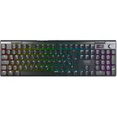 XTRFY MX 10.1 Wireless, Langallinen & langaton, USB + RF Wireless + Bluetooth, Mekaaninen, QWERTZ, RGB LED, Musta (G8A-25100HJADE-2)