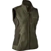 Deerhunter Lady Pam Bonded Fleece Waistcoat Graphite Green 44