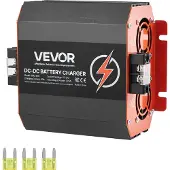 Vevor 12 V 30 A DC-DC-akkulaturi, 375 W, sisäänrakennettu akkulaturi lyijyhappo-, litium-, AGM-, geeli- ja täyteakuille, älykäs monivaiheinen lataus, matkailuautoille, hyötyajoneuvoille, veneille ja j