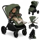 Lionelo MIKA Plus Lastenrattaat, Green Olive
