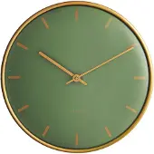 Arne Jacobsen City Hall Vægur Ø29 Cm Grøn - Gold - Ø:29CM