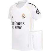 Real Madrid 25/26 Koti Lyhythihainen Junior-setti
