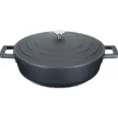 Masterclass - Cast Aluminium Matala pata 4 L Musta