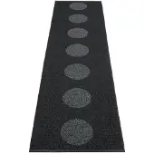 Pappelina Vera 2.0 matto 70x360 cm Black