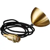 BELID , Gloria riippuvalaisin E14 messinki, musta Kabel