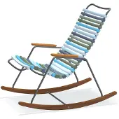 Houe , Click gungstol barn multi color 2 bambu