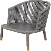 Cane-Line Moments lounge-nojatuoli grey