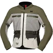IXS Venture-Bigair 1.0 Tekstiilitakki Harmaa/Oliivi Miehet, size XL