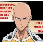 One Punch Man - Training - Treenikassi