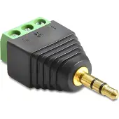 DeLOCK AV Terminal Block adapter black (65419)