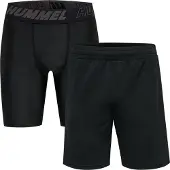 Hummel Hmlte Topaz 2-Pack Shorts Set - Black - XL