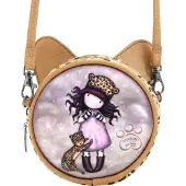 Santoro London Mini Round Gorjuss Purrrrrfect Love Olkalaukku