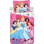 Disney Princess vuodevaatteet 140x200 cm, 2 kpl.