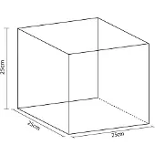 Softee Square 25 Cm Puhallettava Hahmo