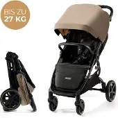 Kinderkraft MITZY Matkarattaat, Linen Beige